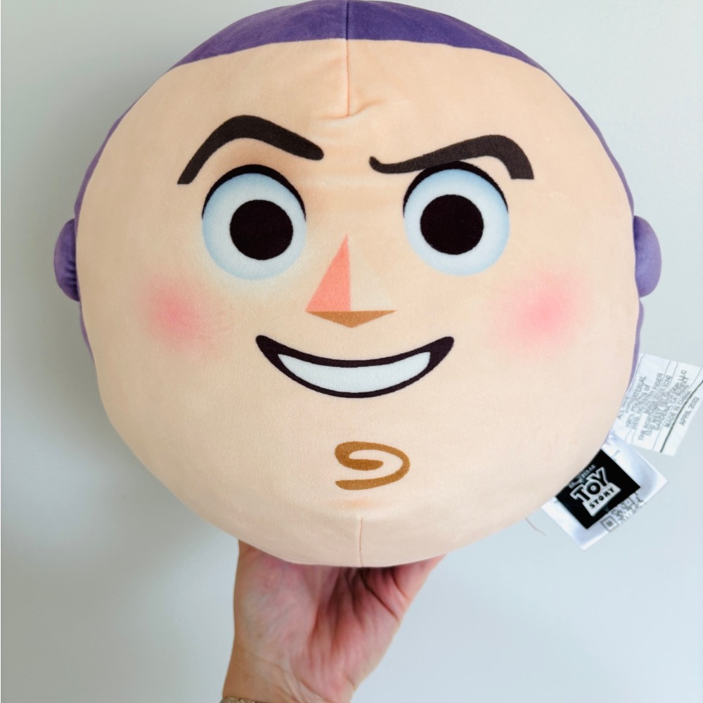 Plush Buzz Lightyear Head Pillow
